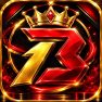 Bonu1 Game royal crown and red gold 7 logo gaming artwork